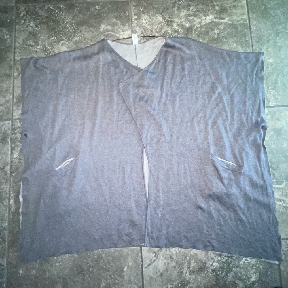 Lululemon Shawl Cape Wrap Gray Womens One Size